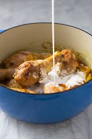 Spring chicken, pepper, chopped onion, curry powder. Coconut Curry Chicken Legs My Three Seasons