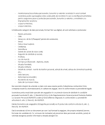 Model De Acord Al AngajaÈ›ilor Pentru Prelucrarea Datelor Cu Caracter Personal Gdpr