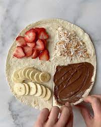 Kelly Senyei Just A Taste On Instagram Tortilla Wrap Hack But Make It Dessert Grab Your Four In 2021 Diy Food Recipes Fun Baking Recipes Yummy Food Dessert