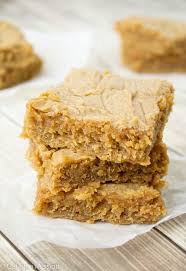 Peanut Butter Blondies Gal On A Mission Recipe Peanut Butter Recipes Desserts Peanut Butter Desserts
