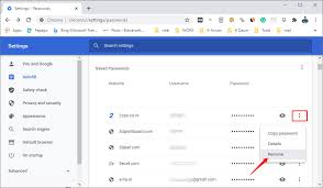 Scroll down and click settings from the dropdown menu. How To Manage Your Passwords Saved In Google Chrome Bitwarsoft