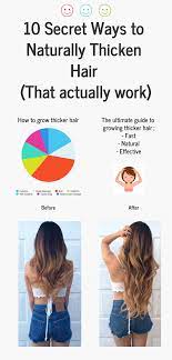 10 Ways To Naturally Thicken Hair Taoist Soap How To Grow Thicker Hair Faster Hair Growth Green Tea Ben Grow Thicker Hair Hair Thickening Thick Hair Styles