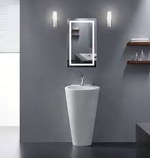 The mirror arrives with both a add something different to your bathroom with this mirror. Icon 18 X 30 Led Bathroom Mirror W Dimmer Defogger Lighted Vanity Mirror Krugg Reflections Usa