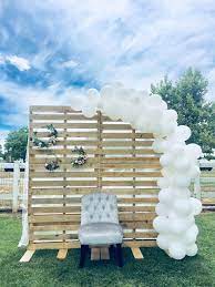 Wood Pallet Bridal Backdrop Pallet Wedding Bridal Backdrops Pallet Backdrop