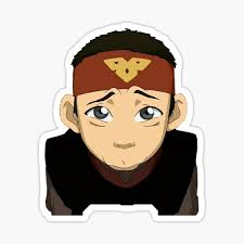 While the majority of fire nation characters have predominantly black hair, ty lee's hair is the same light brown color as aang's hair when he grows it out in season 3. Aang With Hair Gifts Merchandise Redbubble