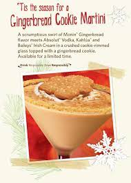 Gingerbread Martini Delicious Cocktails Festive Drinks Gingerbread Martini Recipe