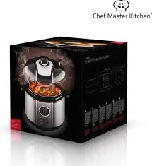 Shop for kalorik pressure cookers in kitchen appliances at walmart and save. Chef Master Kitchen Smart Pressure Cooker Snelkookpan Bol Com