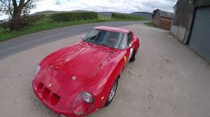 Chassis has been extensively braced with a roll bar incorporated in the bracing to eliminate twisting. Ferrari 250 Gto Replica Pov Test Drive Youtube
