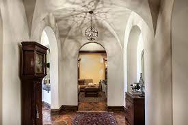 Por estas fechas tiene lugar el paso de las cigüeñas por nuestra región this is the time of year when the storks fly over our region; Spanish Colonial Front Entry Hallway Mediterranean Hall Dallas By Heritage Design Studio Houzz
