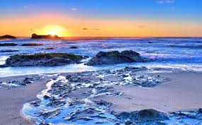 A collection of the top 42 sunset wave wallpapers and backgrounds available for download for free. 995547 Horizon Sunset Waves Blue Beach Sunlight Sea Nature Mocah Hd Wallpapers