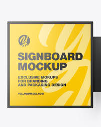 From wikimedia commons, the free media repository. Square Signboard Mockup In Outdoor Advertising Mockups On Yellow Images Object Mockups