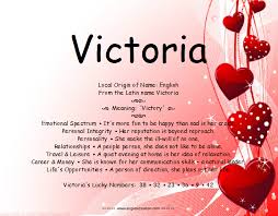 Page Not Found Names With Meaning Victoria Name Names