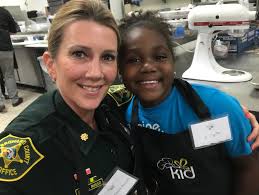 Yesterday, Major Aimee Russo had the pleasure of representing BSO during  the annual Kids In Distress, Inc Cooking With KID event. Children from the  KID Summer Camp paired up with business and