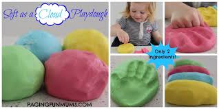 Soft As A Cloud Playdough Using Only 2 Ingredients
