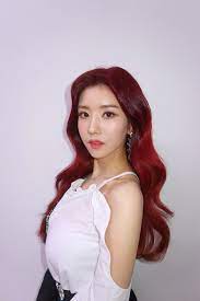 Official Izone On Twitter Kpop Hair Color Girl Hair Colors Red Hair Korean