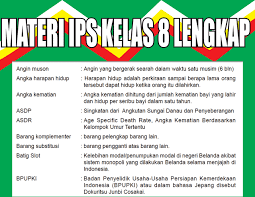 Rangkuman materi sejarah sma kelas 12 semester 1. Materi Ips Kelas 8 Semester 1 2 Lengkap