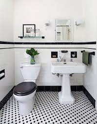 It adds special texture and motive to any home space. 31 Retro Black White Bathroom Floor Tile Ideas And Pictures Black And White Bathroom Floor Black And White Tiles Bathroom White Bathroom Tiles