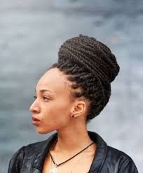 In this particular style, a subtle shade of brown is blended on the black hair to create some amazing streaks. Simple Protective Hairstyles For Natural Hair To Do At Home Allure