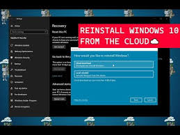 The New Windows Cloud Download Feature Allows You To Reset And Reinstall Windows 10 Using Fresh Windows Installation Fil Windows 10 Windows Window Installation
