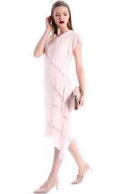 Acquista abiti in seta su stylight: Abito In Georgette Di Seta Rosa Pastello Intrend