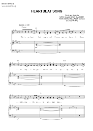 Inspired by 1980s synthpop music, heartbeat song was released by rca re. Kelly Clarkson Heartbeat Song Sheet Music Pdf Free Score Download