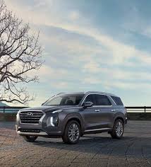 The 2020 Hyundai Palisade Is Spacious Airy With Plush Seating For 8 Impressive Premium Tech Safety Advances For Unparal Luxury Cars Suv Cars Hyundai Cars