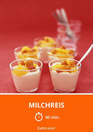 Milchreis Rezept Milchreis Lebensmittel Essen Reis