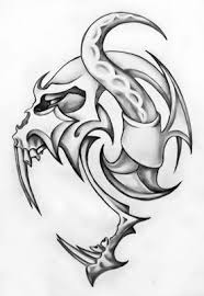 Tribal Skull Tattoos Google Search More Pins Like This One At Fosterginger Pinterest Skull Tattoo Design Tribal Skull Tattoo Designs