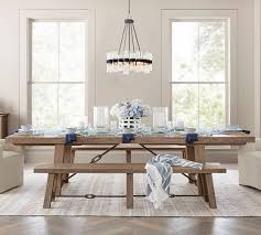 We carry virtually every style and shape of table imaginable, from mission tables to quaint country tables and more. Benchwright Extending Dining Table Pottery Barn