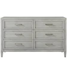 Anders Modern Classic Grey Wood 6 Drawer Dresser In 2020 Grey Wood Light Wood Dresser Grey Bedroom Furniture