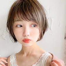 セミロングを楽しむなら デジタルパーマ が断然おすすめ hair ショートボブ 丸顔 ヘアモデル 髪型