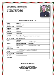 Perlu di ingat biodata diri haruslah di isi dengan sebenar benarnya agar anda mendapat kepercayaan untuk waktu yang akan datang. Contoh Biodata Pelajar Pdf