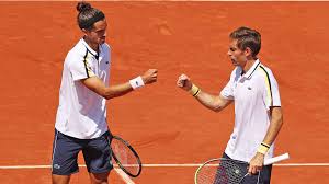 Roland garros adidas zu bestpreisen. Pierre Hugues Herbert Nicolas Mahut Save 3 Match Points Reach Roland Garros Final Atp Tour Tennis
