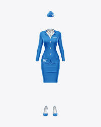 Download Stewardess Uniform Mockup In Apparel Mockups On Yellow Images Object Mockups