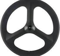 Sunrise Bike Full Carbon 70mm Tri-Spoke Wheel for Road Bike only Front  Wheel Clincher