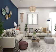 Cozy Neutral Shabby Chic Living Room Foyr