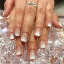 Short Ombre Nails French
