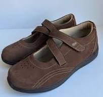 Drew Brown Nubuck Leather Mary Jane Rose P221 Orthopedic Therapeutic Shoes  9.5WW