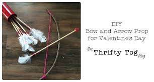 Not only has he been my eager partner on our zero waste journey. Diy Bow And Arrow Prop For Valentine S Day By Erin Barkel Photography The Thrifty Tog Blog