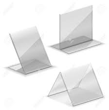 Choose a thick of stock as possible to provide a professional appearance and to withstand frequent handling. Acrylic Vector Empty Plastic Holder For Business Card Holder Royalty Free Cliparts Vectors And Stock Illustration Image 67386543