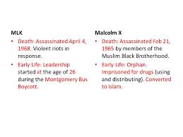 Martin luther king's i have a dream speech background information date: Malcolm X And Martin Luther King Jr Ppt Download
