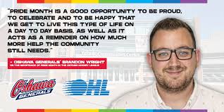 Pride Month: Q&A with Generals' Brandon Wright