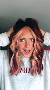 Kelsie Wieland Kelsiewieland On Tiktok Can You Believe This Is My Hair I Cannot Thx To Nataliea In 2021 Hair Color Underneath Dyed Blonde Hair Aesthetic Hair