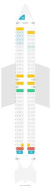 Seat Map Boeing 737 800 738 International Air Transat