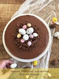 Gateau Chocolat Noisettes Nid De Paques Gateau Chocolat Gateau Chocolat Noisette Chocolat Noisette