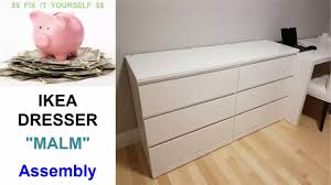 For details about manual, see the info below. Ikea Malm Dresser Assembly Youtube
