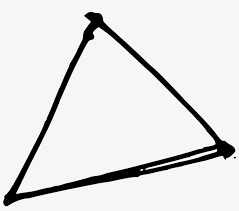 These short lines should be parallel to one another. Penrose Triangle Drawing Hand Musical Triangles Triangle Drawing Png Free Transparent Png Download Pngkey