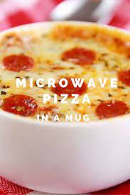 Here S How You Make Microwave Pizza In A Mug Mug Recipes Microwave Mug Recipes Pizza In A Mug