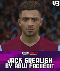 Jack peter grealish (born 10 september 1995) is an english professional footballer who plays as a winger or attacking midfielder for premier league club aston villa and the england national team. Pes 2017 Jack Grealish Face By Abw Pes Patch