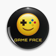 Game Face Emoji Emoticon Yellow Gamer Controller Face Pin By Briansmith84 Game Face Gamer Games To Buy